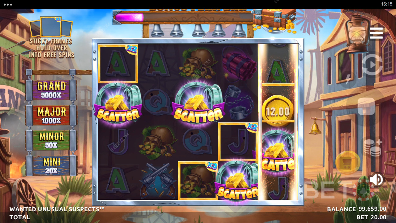 Wanted Unusual Suspects Review by BETO Slots