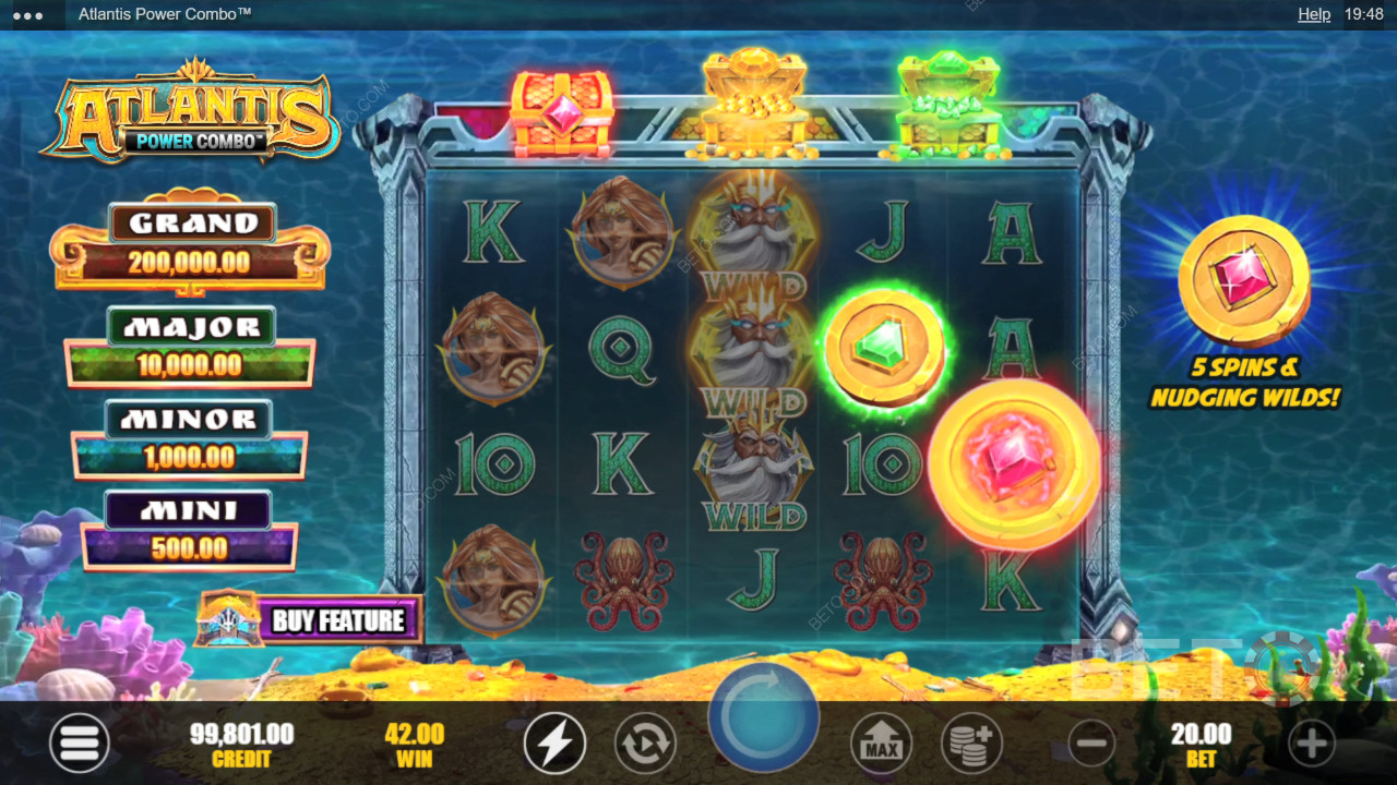 Atlantis Power Combo Review de la BETO Slots