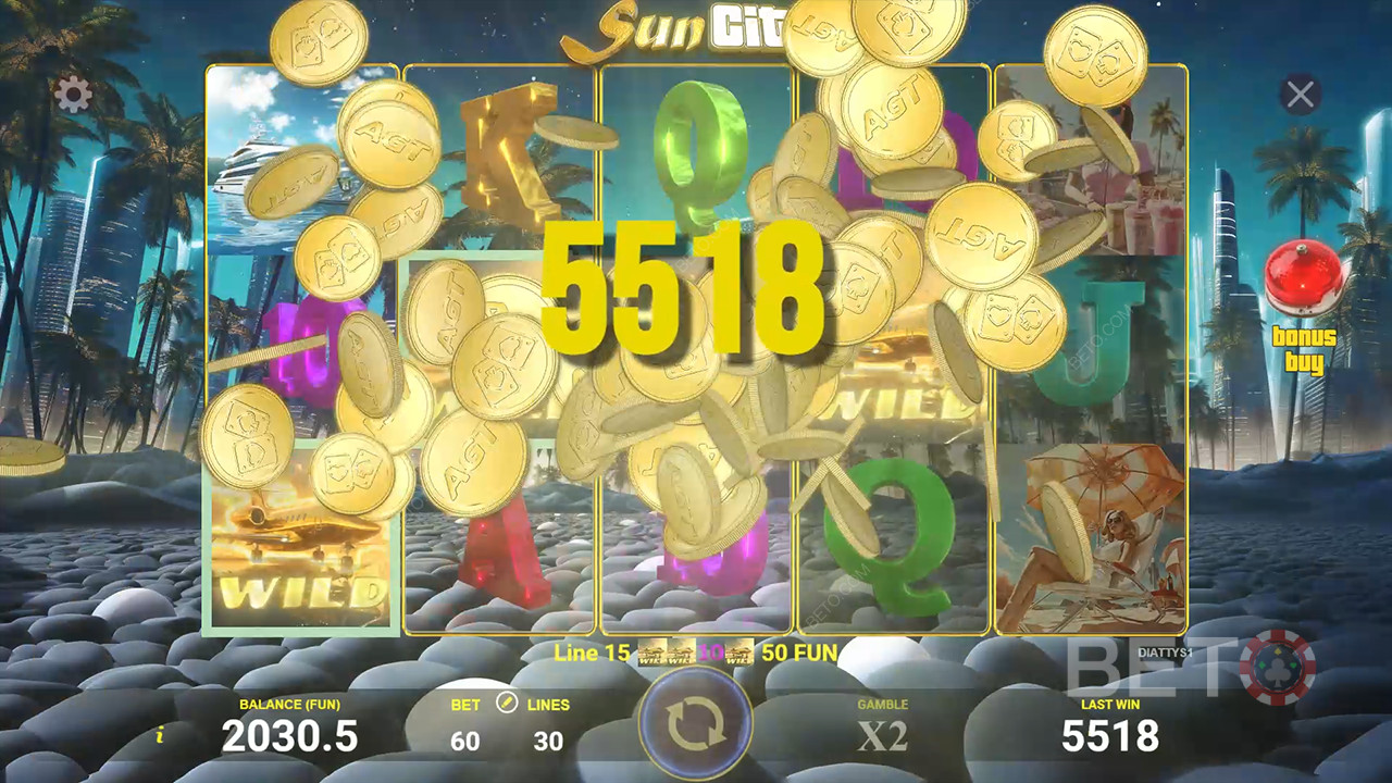 Sun City Review by BETO Slots