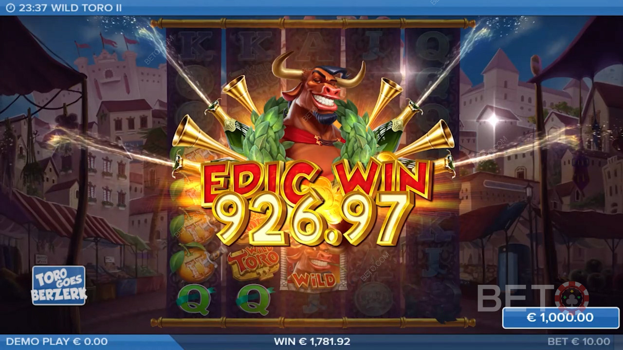 Bucură-te de câștiguri epice în slotul Wild Toro 2
