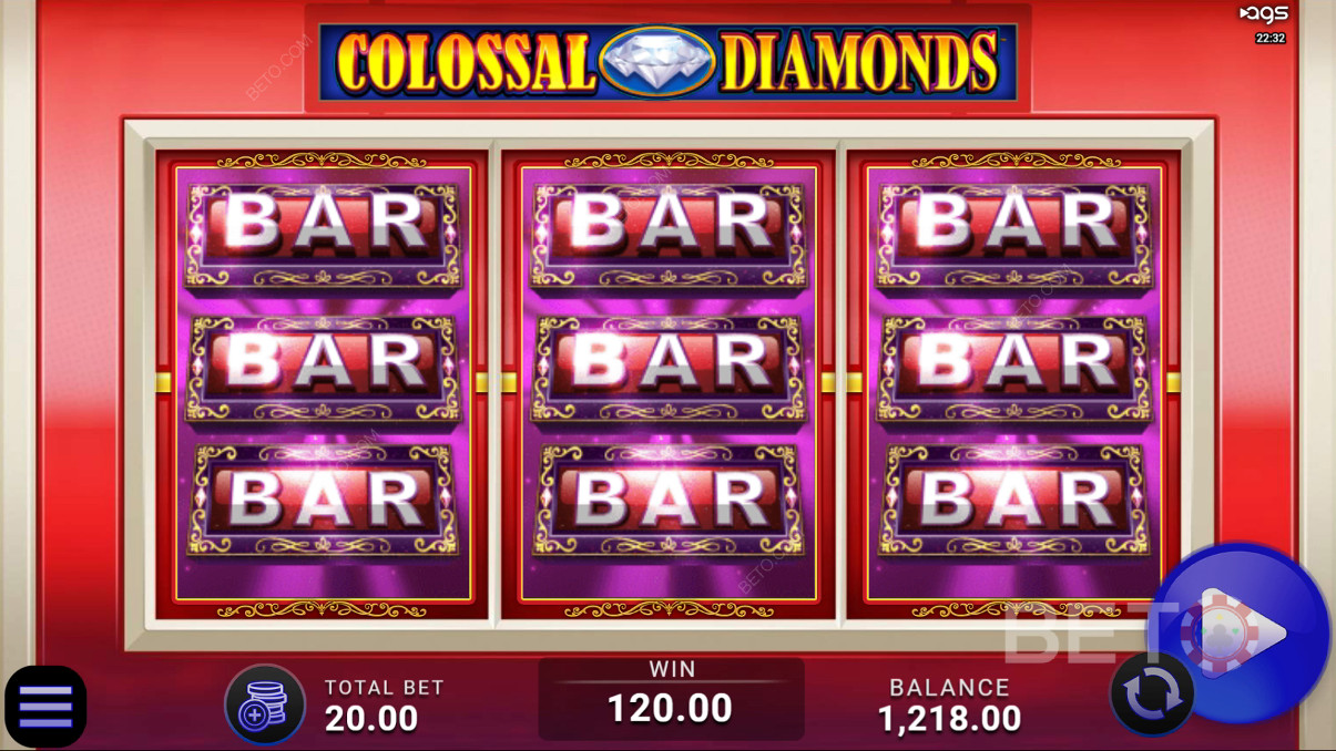 Colossal Diamonds Review by BETO Slots