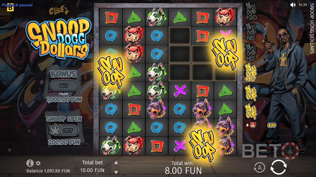 Snoop Dogg Dollars Review by BETO Slots