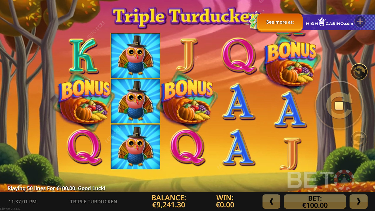Triple Turducken Recenzie de la BETO Slots