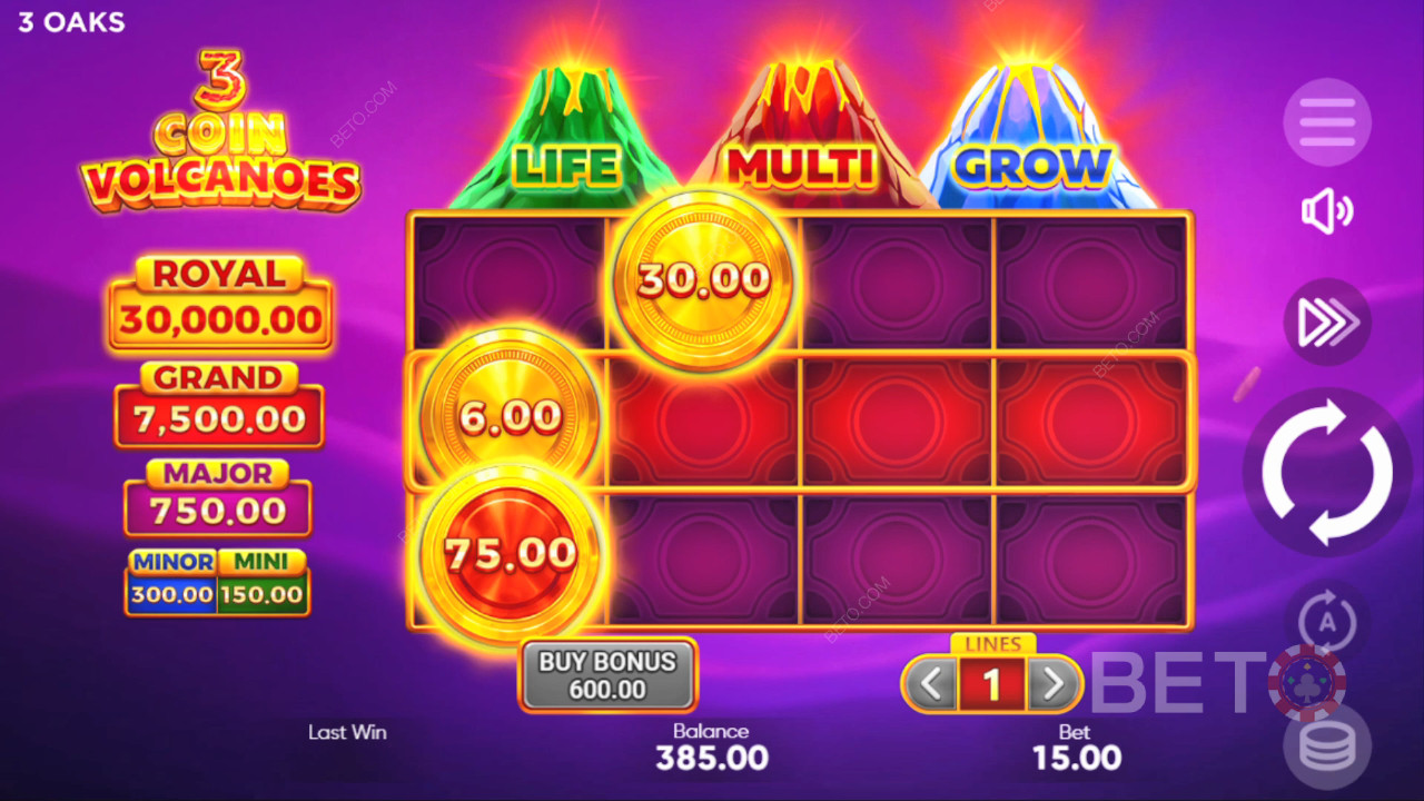 Este 3 Coin Volcanoes un joc bun?