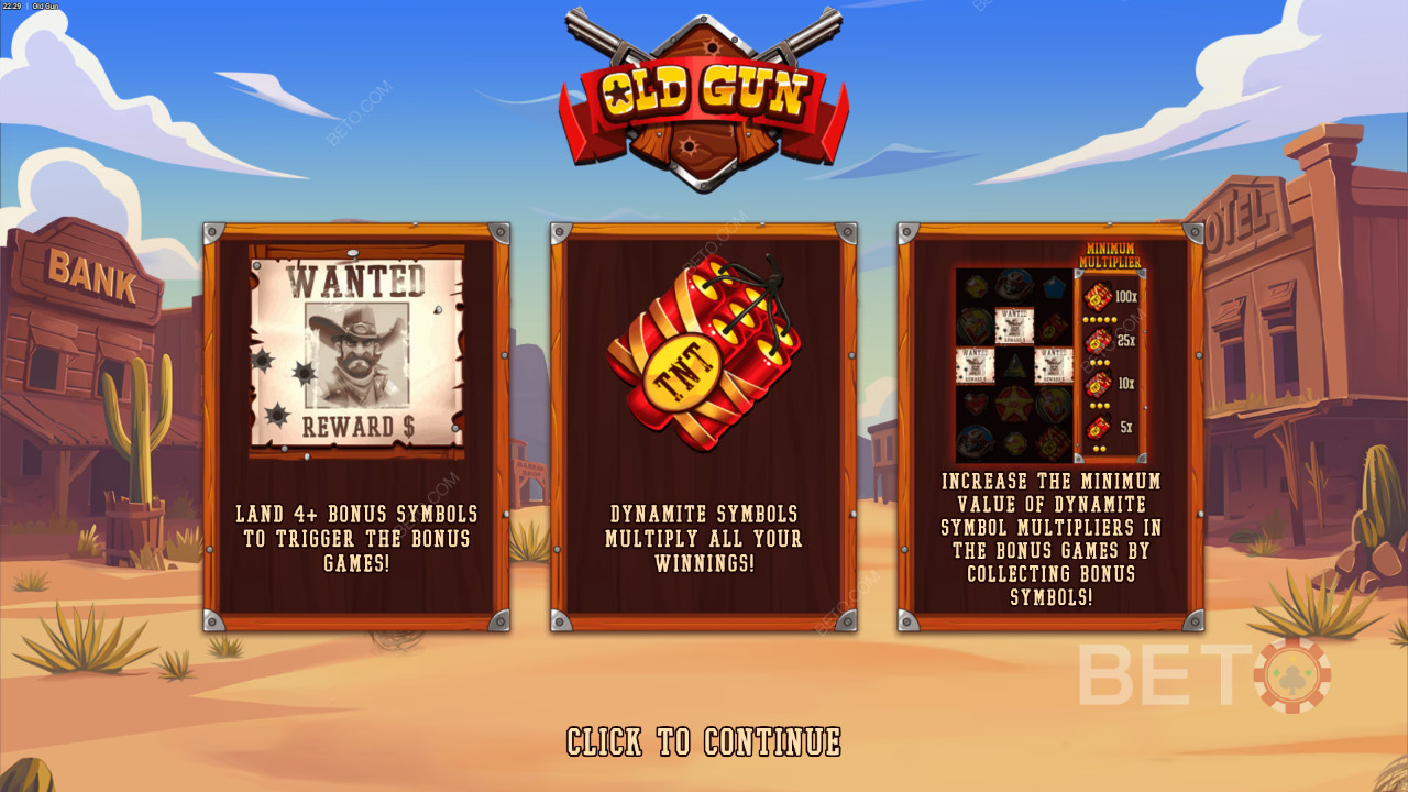 Funcțiile bonus explicate în Old Gun de Backseat Gaming