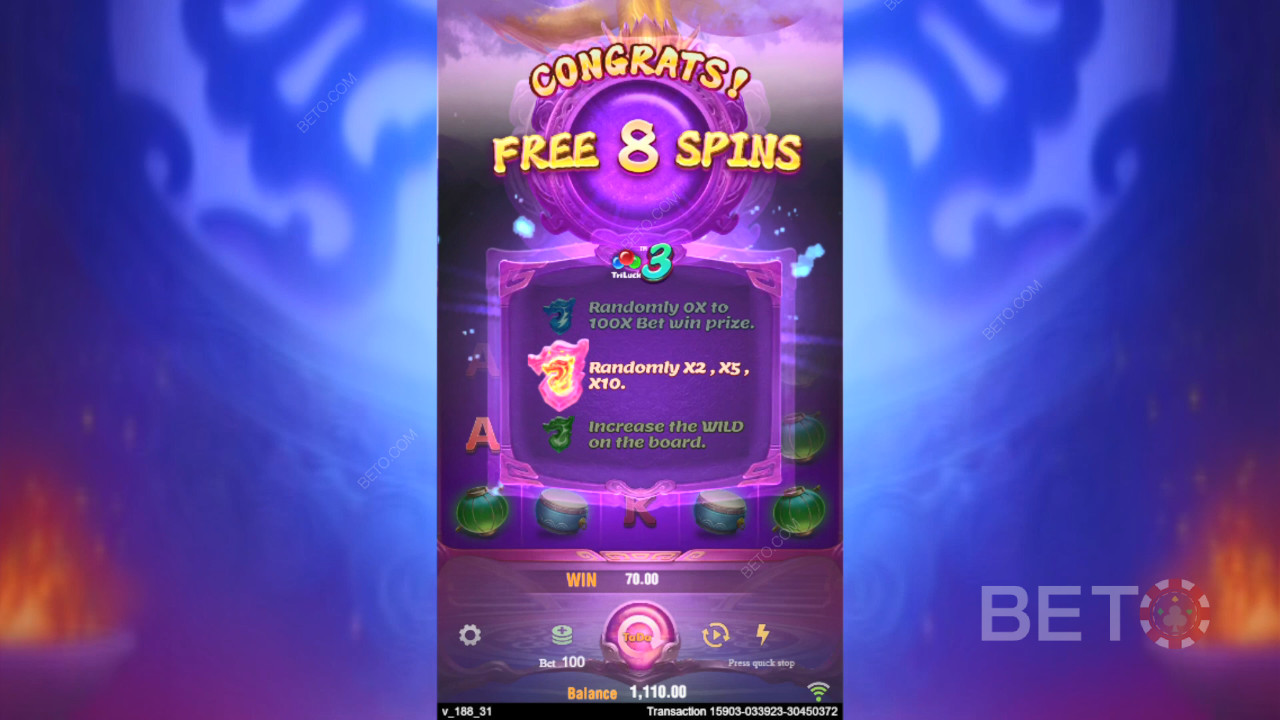 Funcțiile bonus explicate în 3 Pot Dragons de TaDa Gaming