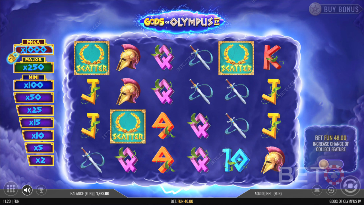 Gods of Olympus IV Recenzie de la BETO Slots