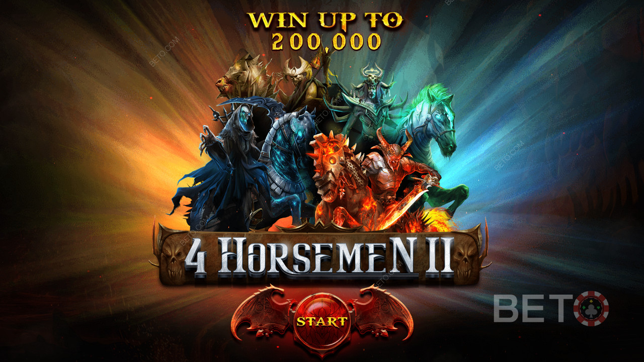 Călărește caii gloriei într-o lume blestemată în slotul 4 Horsemen 2