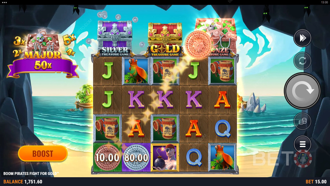 Boom Pirates Fight For Gold Joacă Gratuit