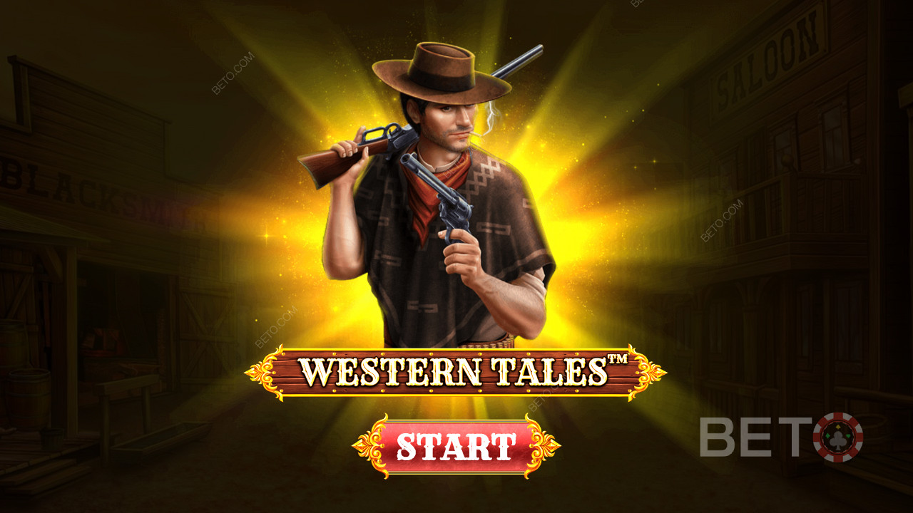 Încarcă-ți armele pentru o bonanza de lovituri printre pistolari în jocul de păcănele Western Tales.