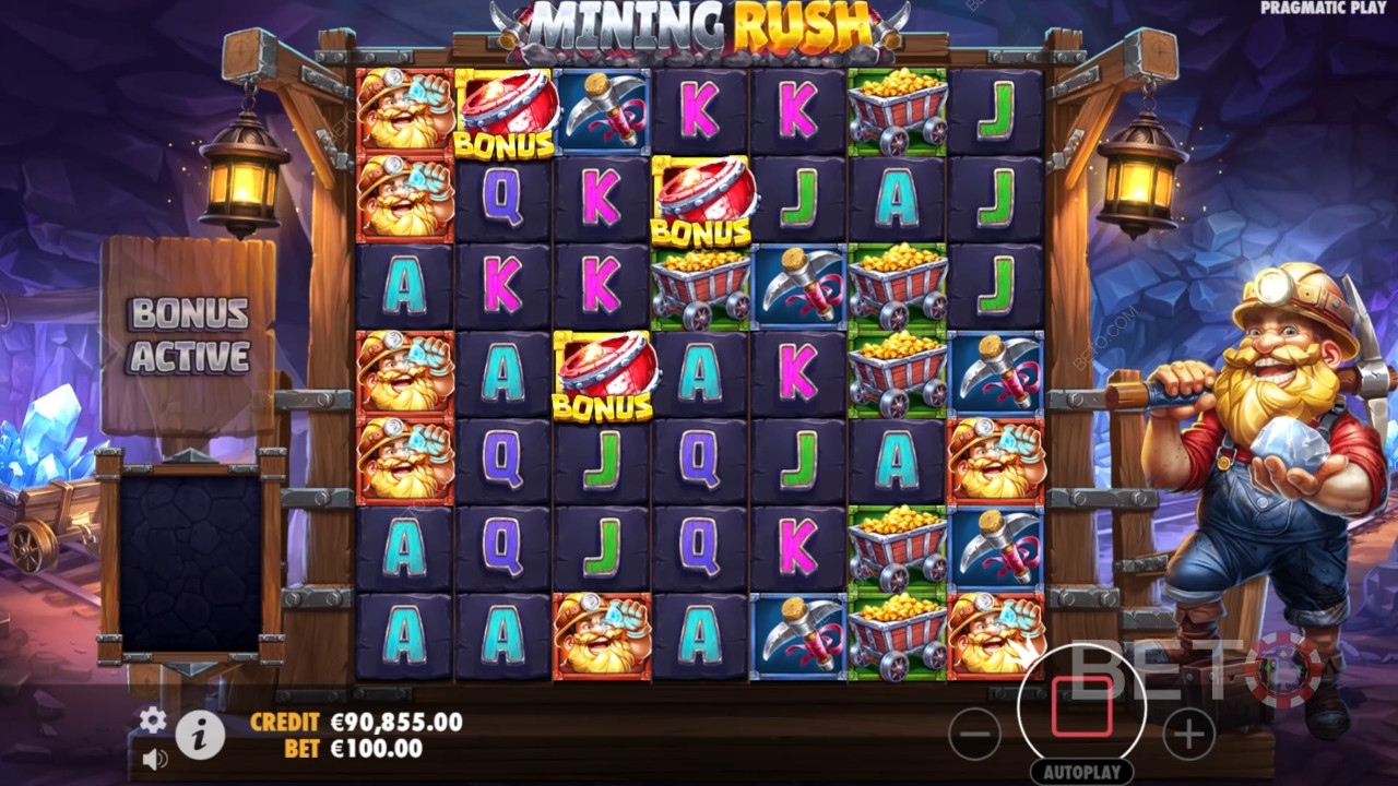 Mining Rush Review de la BETO Slots