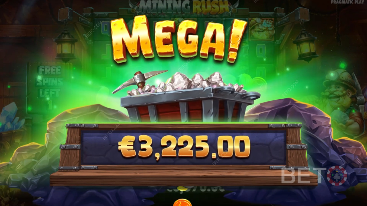 Câștigă 10.000x pariul tău în Mining Rush Slot Online!