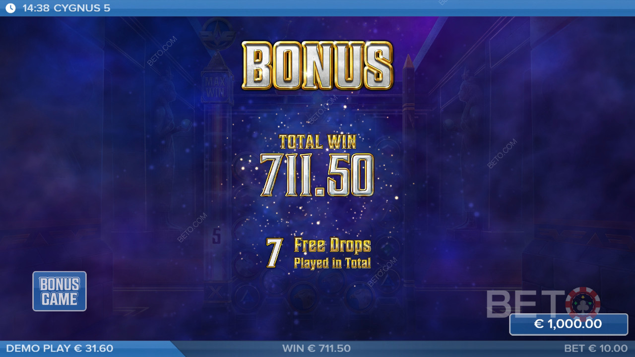 Explicații privind caracteristicile bonus din Cygnus 5 de către ELK Studios