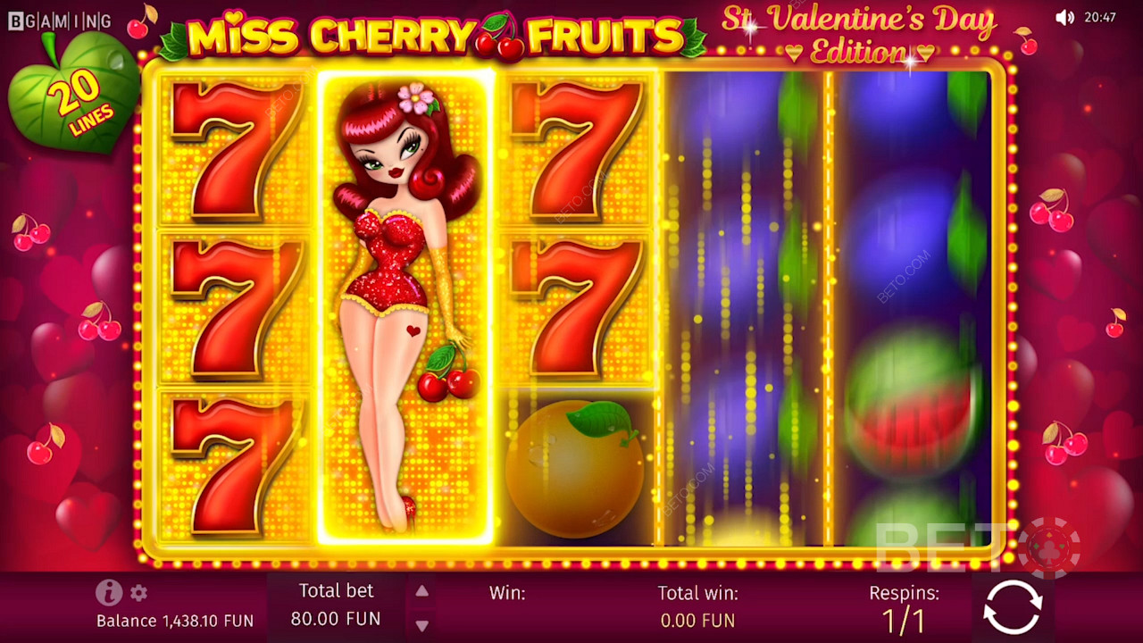Grilă 5x3 în Miss Cherry Fruits