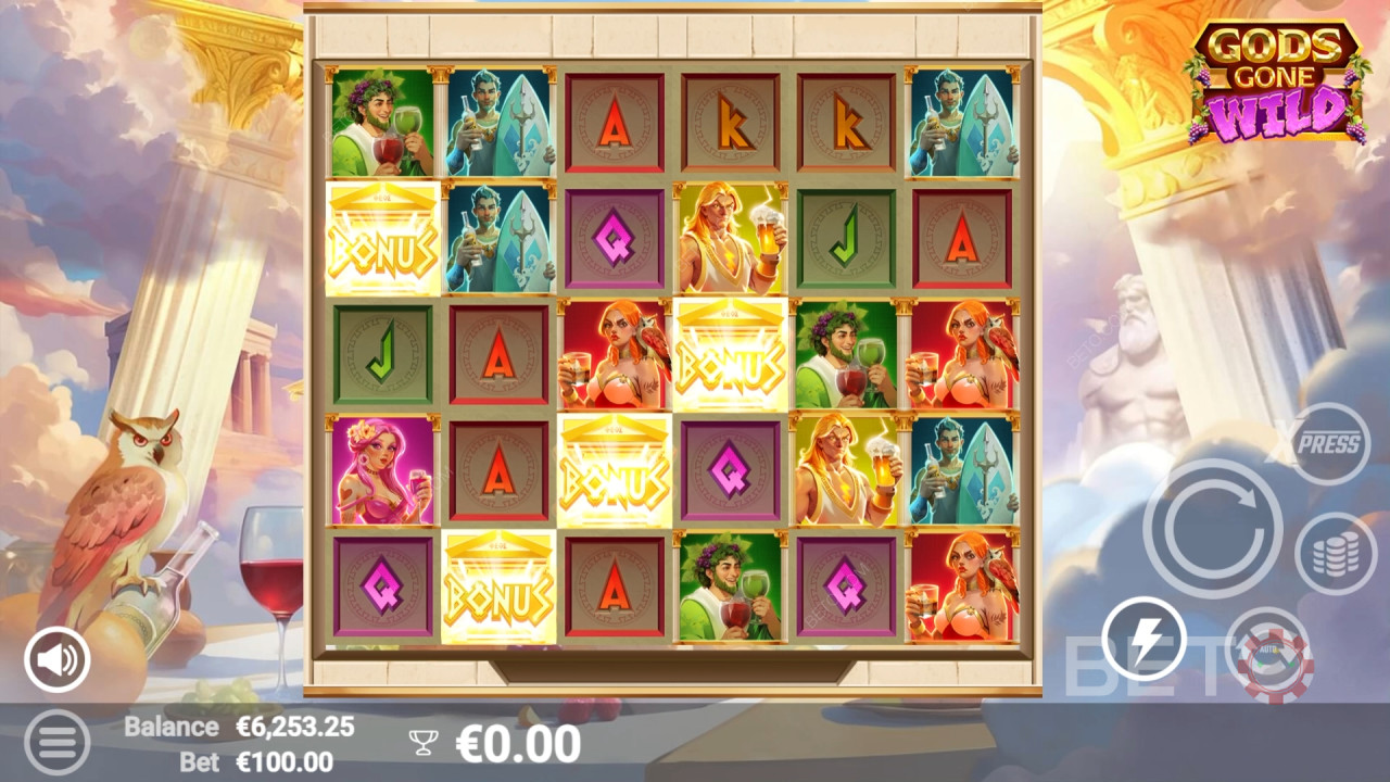 Gods Gone Wild Recenzie de la BETO Slots