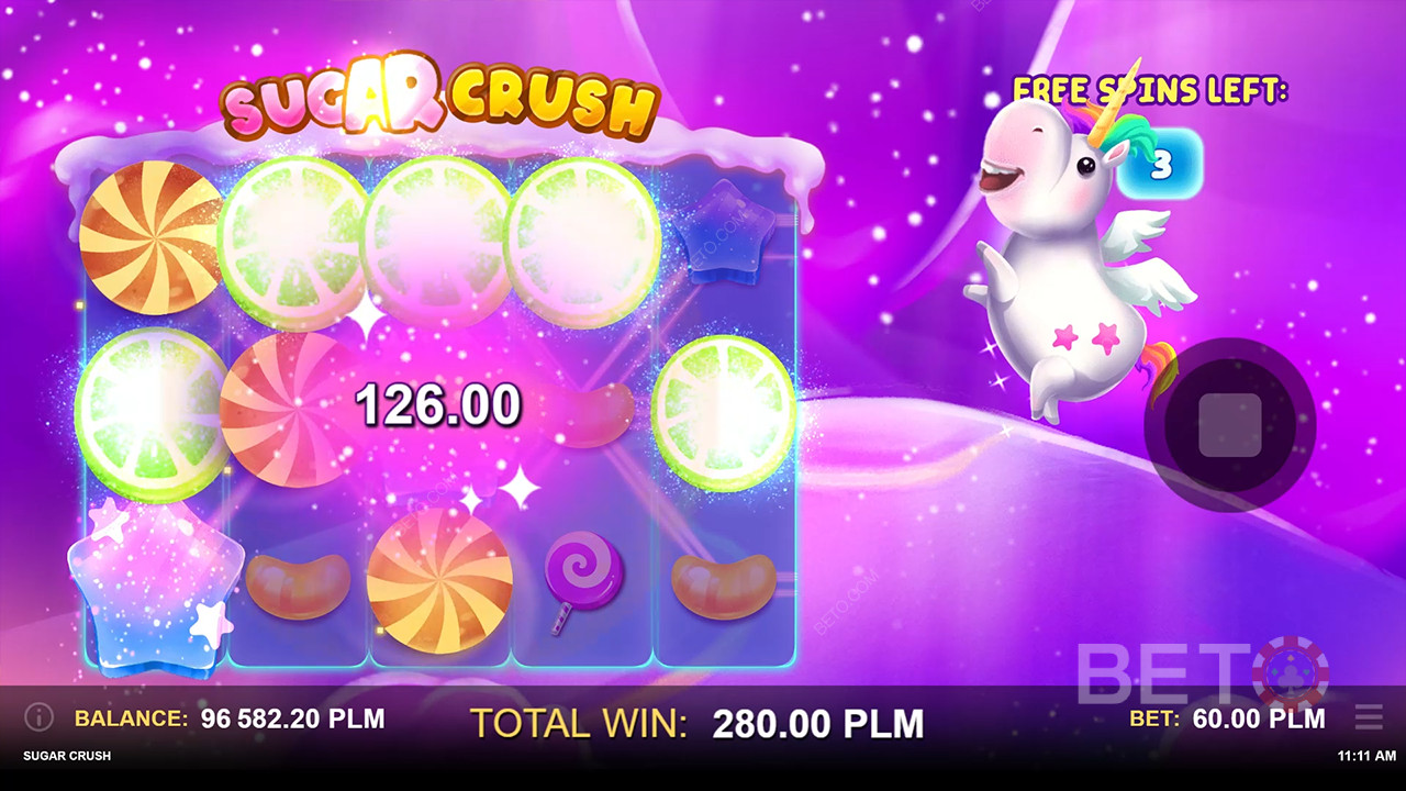 Sugar Crush Recenzie de la BETO Slots