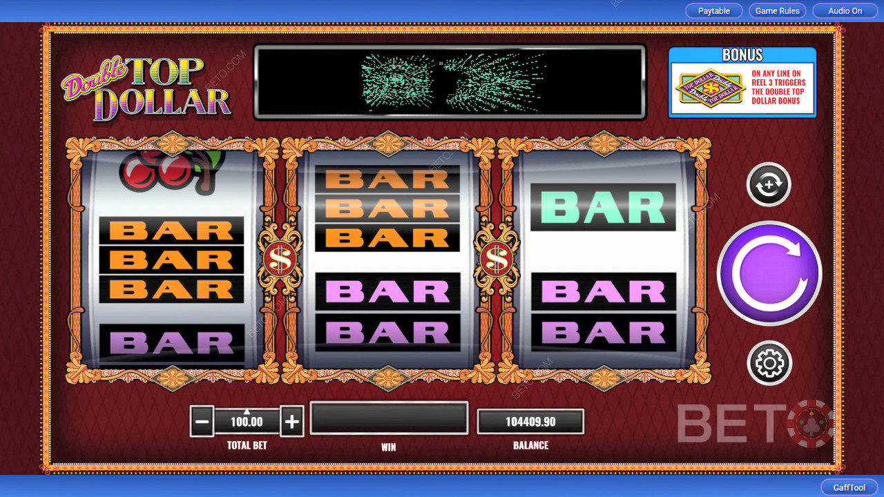 Double Top Dollar Recenzie de la BETO Slots