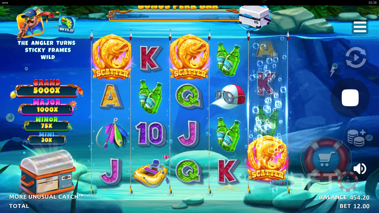 More Unusual Catch Recenzie de la BETO Slots