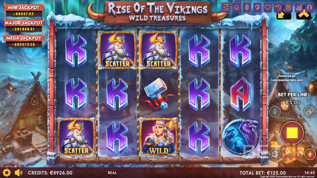 Rise of The Vikings - Wild Treasures Recenzie de la BETO Slots