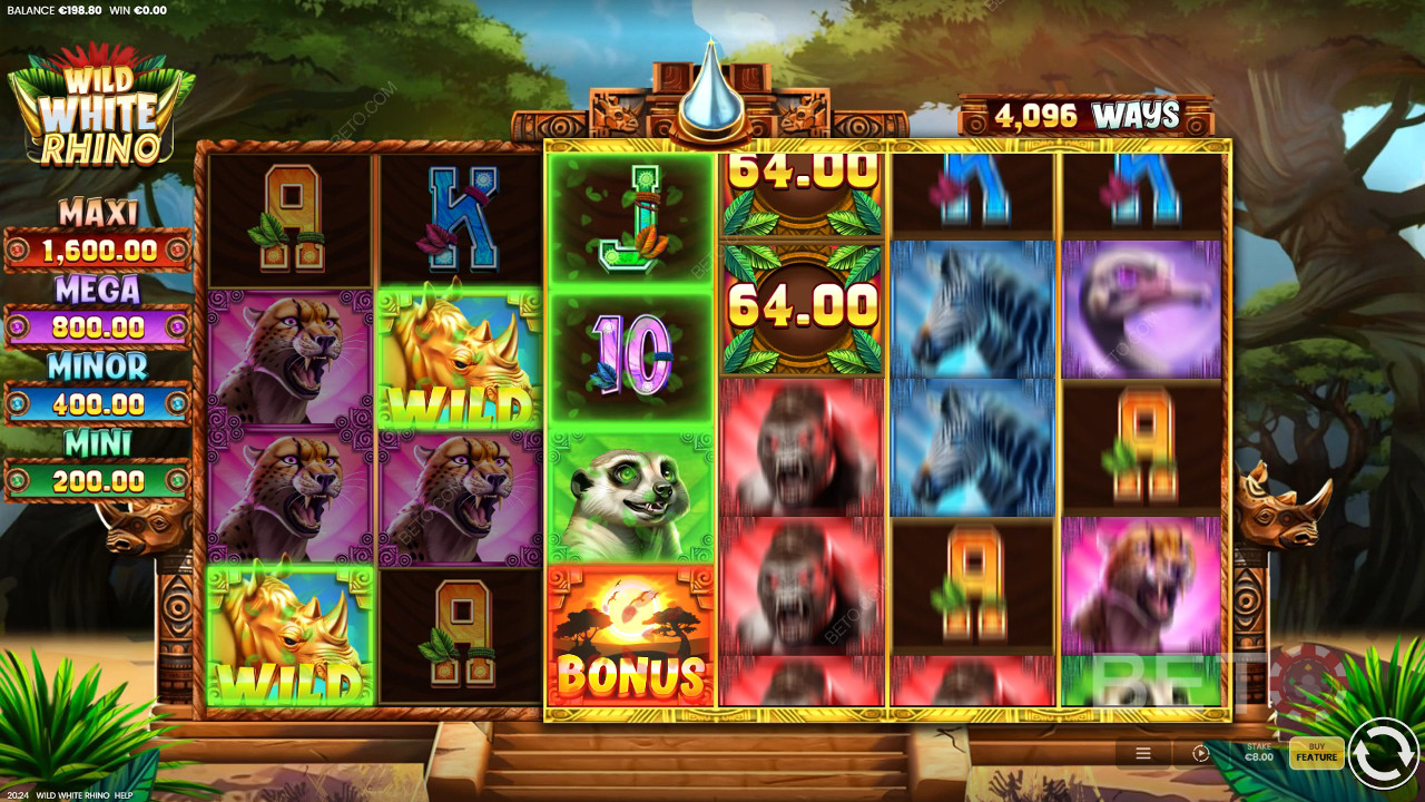 Wild White Rhino Recenzie de la BETO Slots