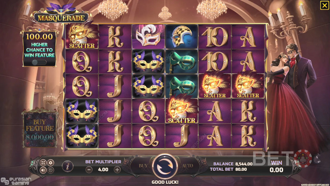 Masquerade Review by BETO Slots