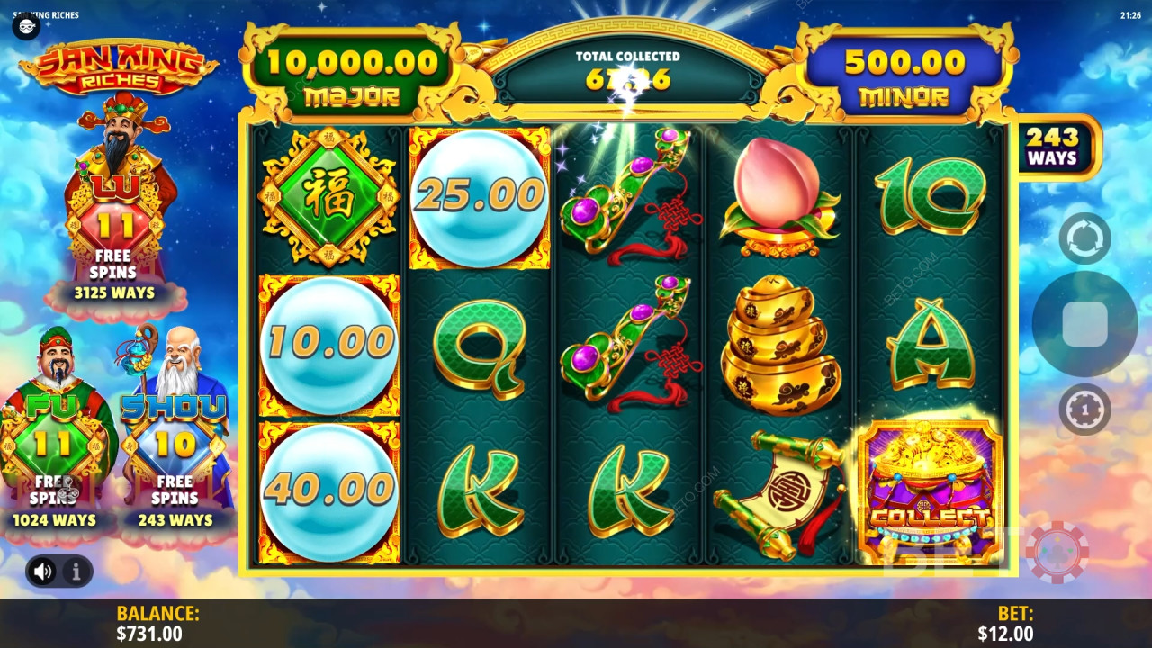 San Xing Riches Joacă Gratuit