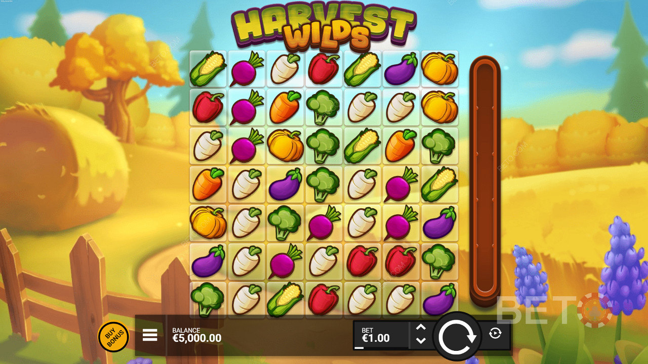 Bucură-te de tema fermei în slotul online Harvest Wilds