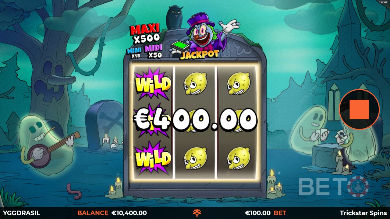 Trickstar Spins Review de BETO Slots