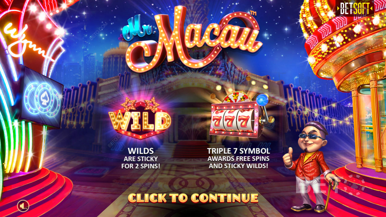 Bucură-te de unele dintre cele mai puternice caracteristici din jocurile de noroc online în jocul de păcănele Mr Macau.