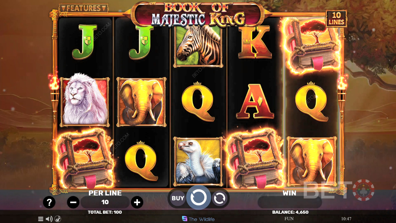 Book of Majestic King Recenzie de la BETO Slots