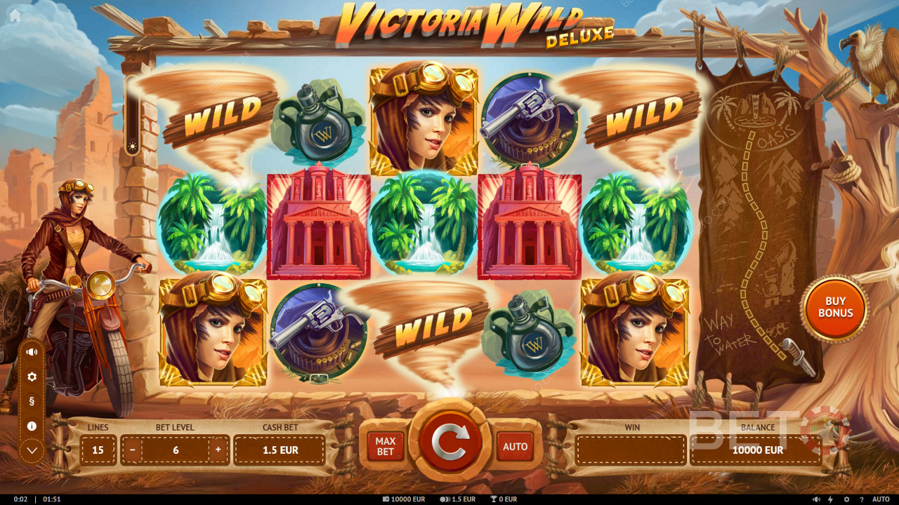 Câștigă până la 25.000x miza ta în jocul de păcănele Victoria Wild Deluxe