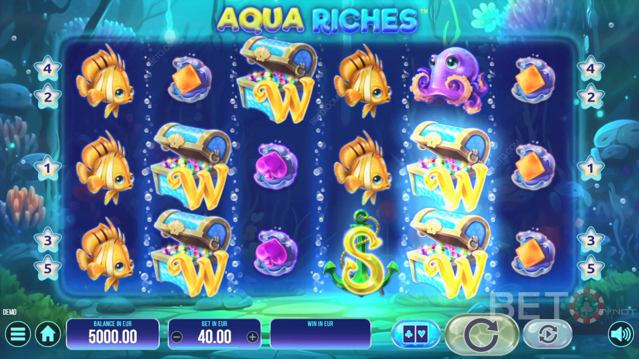Aqua Riches Recenzie de la BETO Slots