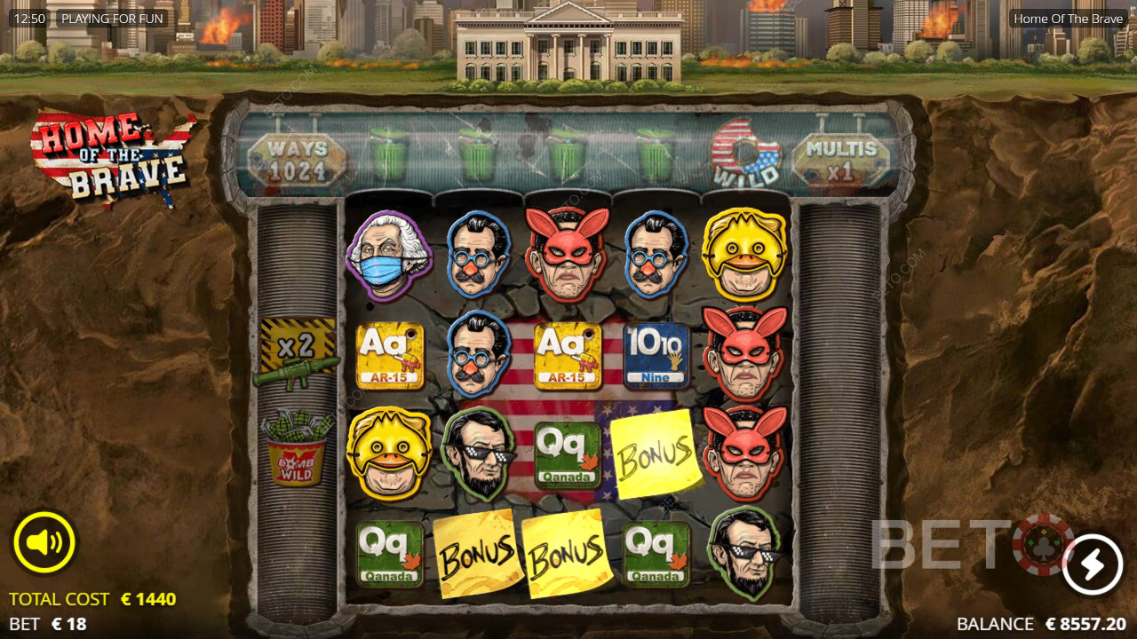 Home of the Brave Recenzie de la BETO Slots