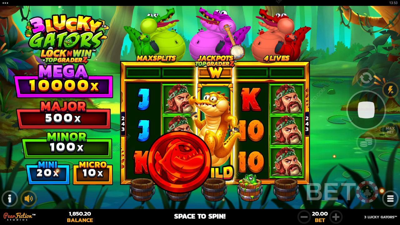 3 Lucky Gators Recenzie de la BETO Slots