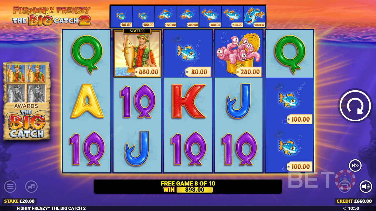 Caracteristici bonus explicate în Fishin Frenzy The Big Catch 2 de Blueprint