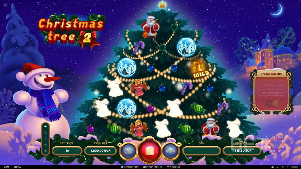 Bucură-te de câștiguri generoase în aparatul de păcănele Christmas Tree 2