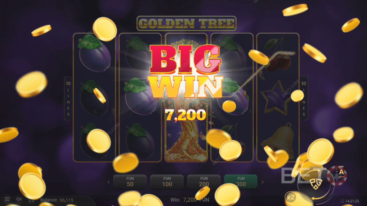 Câștigă de 5.000x pariul tău în Golden Tree Video Slot!