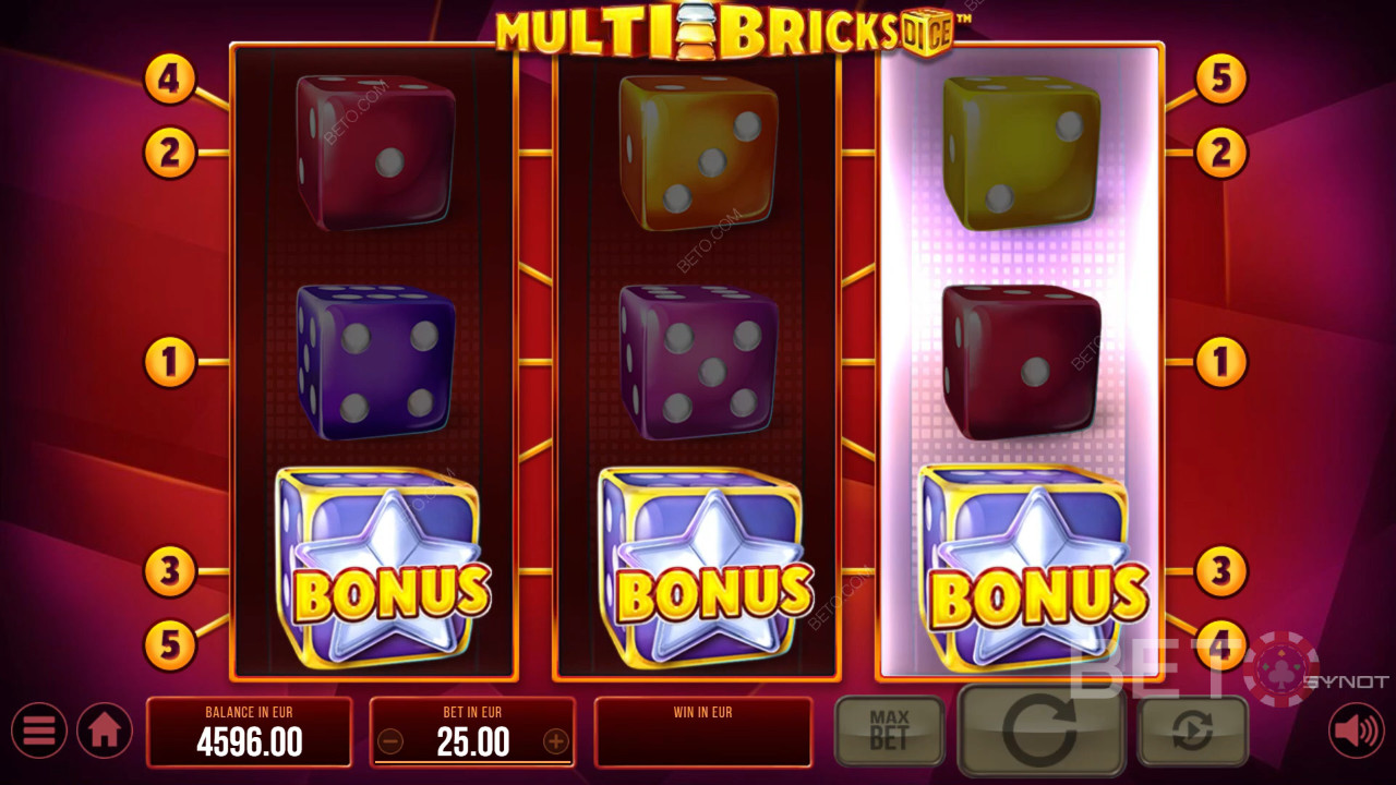 Multi Bricks Dice Recenzie de la BETO Slots