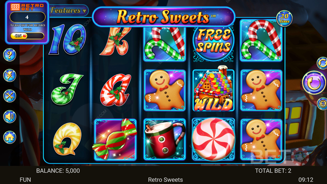 Retro Sweets Recenzie de la BETO Slots