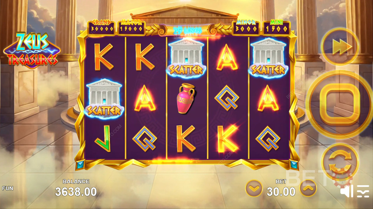 Zeus Treasures Recenzie de la BETO Slots