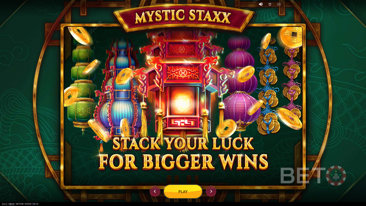 Bucură-te de Expanding Stacks și câștigă până la 2.000x miza ta în jocul Mystic Staxx.