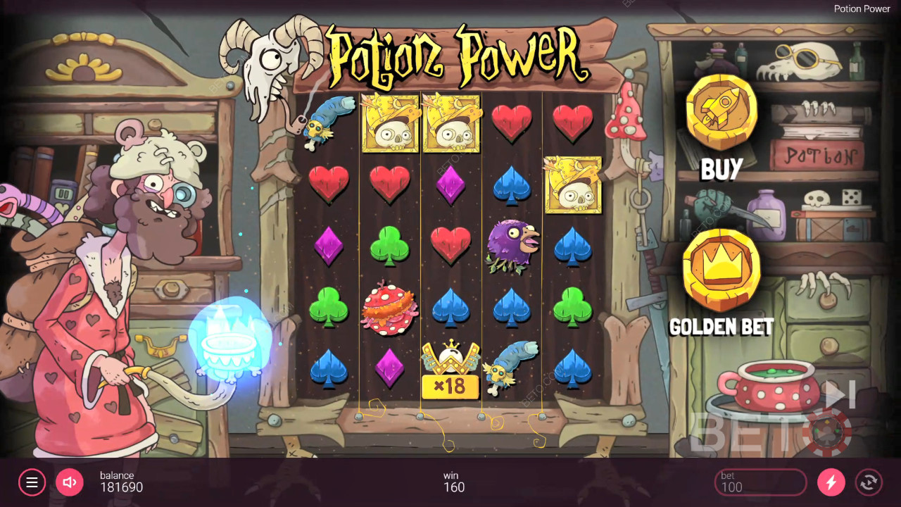 Potion Power Recenzie de la BETO Slots