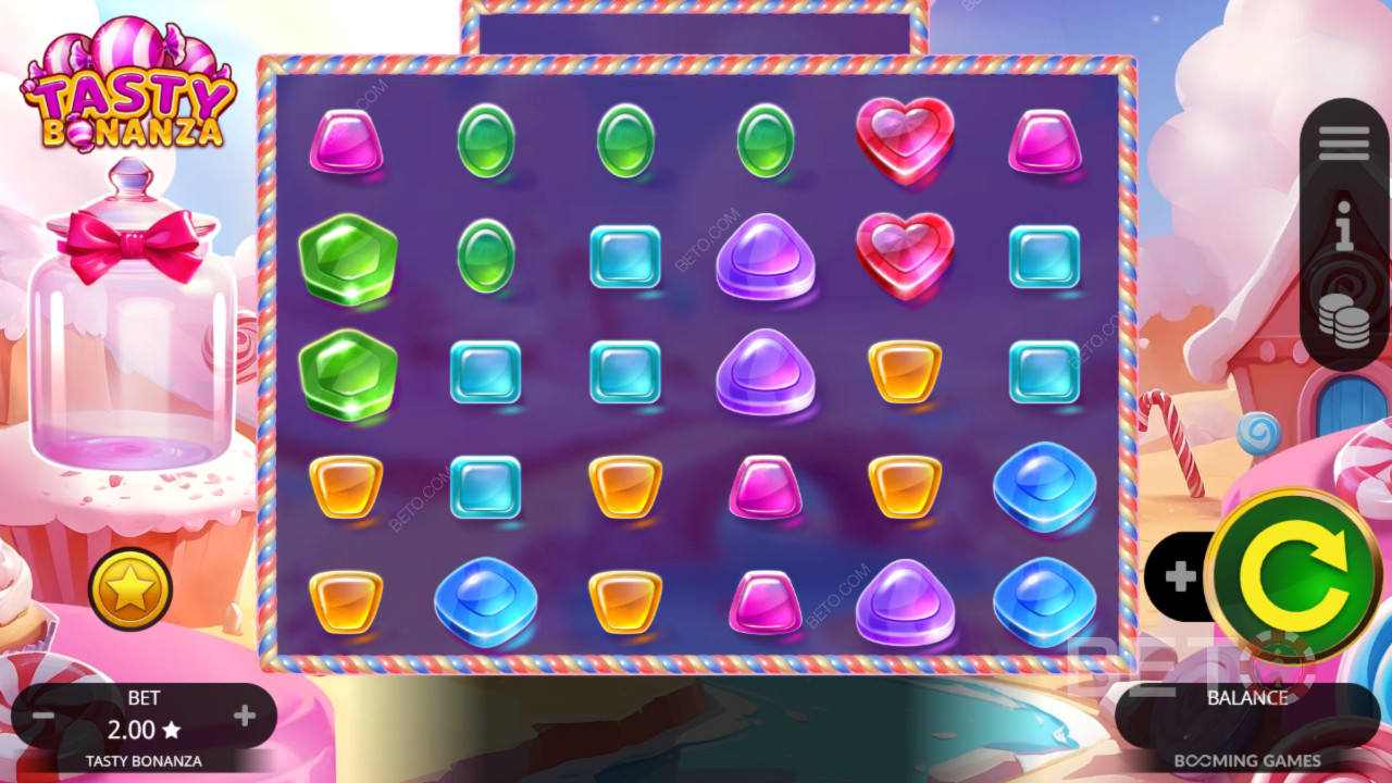 Funcțiile bonus explicate în Tasty Bonanza de Booming Games