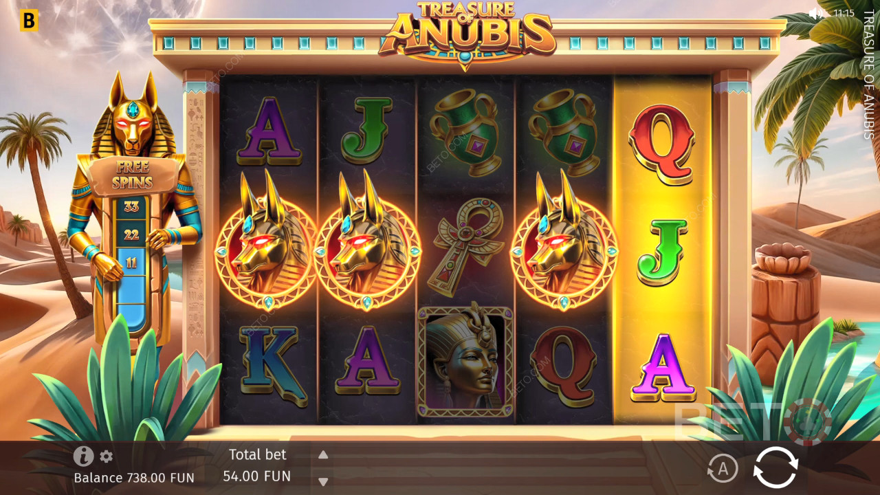 Treasure of Anubis Recenzie de la BETO Slots