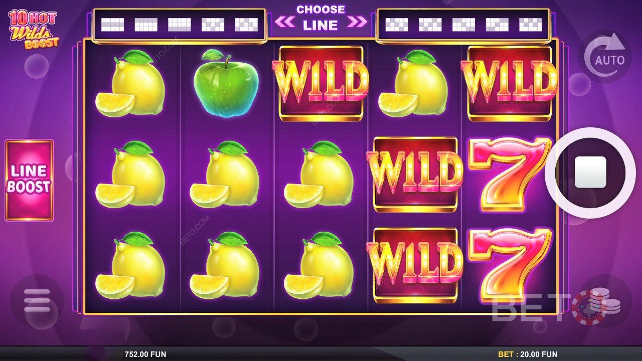 10 Hot Wilds Boost Joacă Gratuit