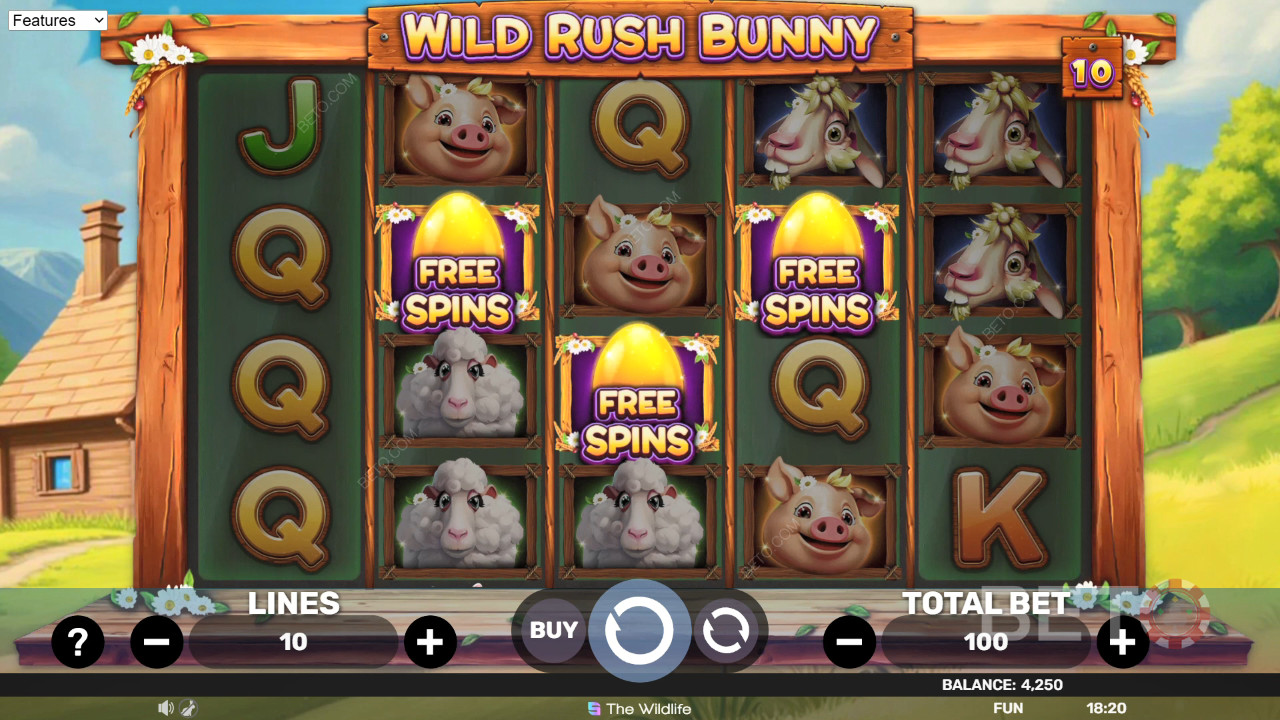 Wild Rush Bunny Review by BETO Slots