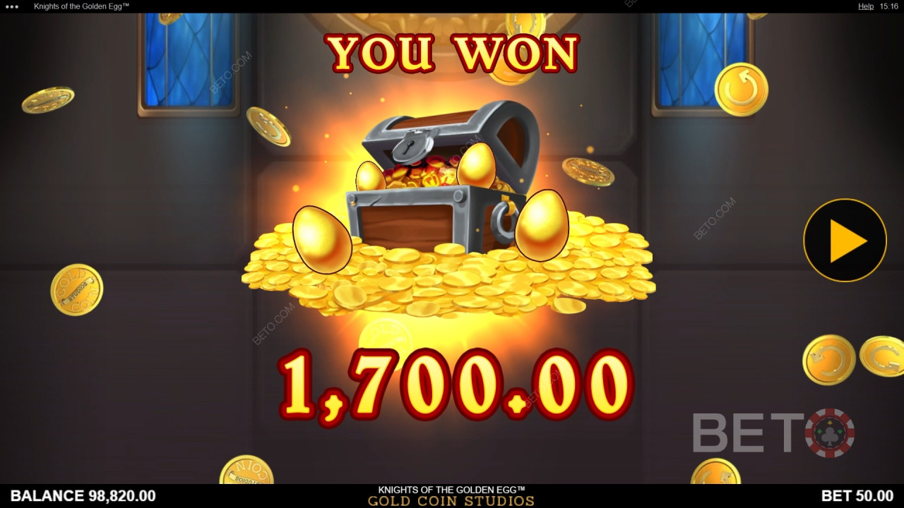 Knights of the Golden Egg Recenzie de la BETO Slots
