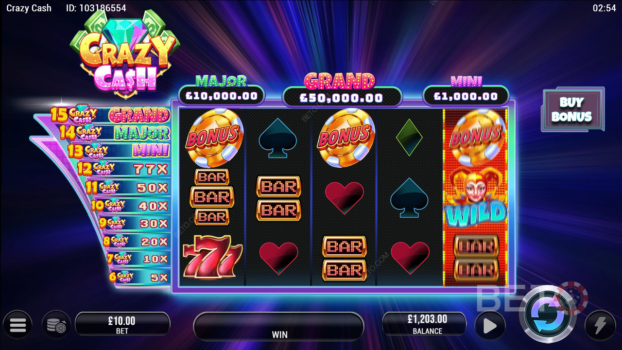 Crazy Cash Recenzie de la BETO Slots
