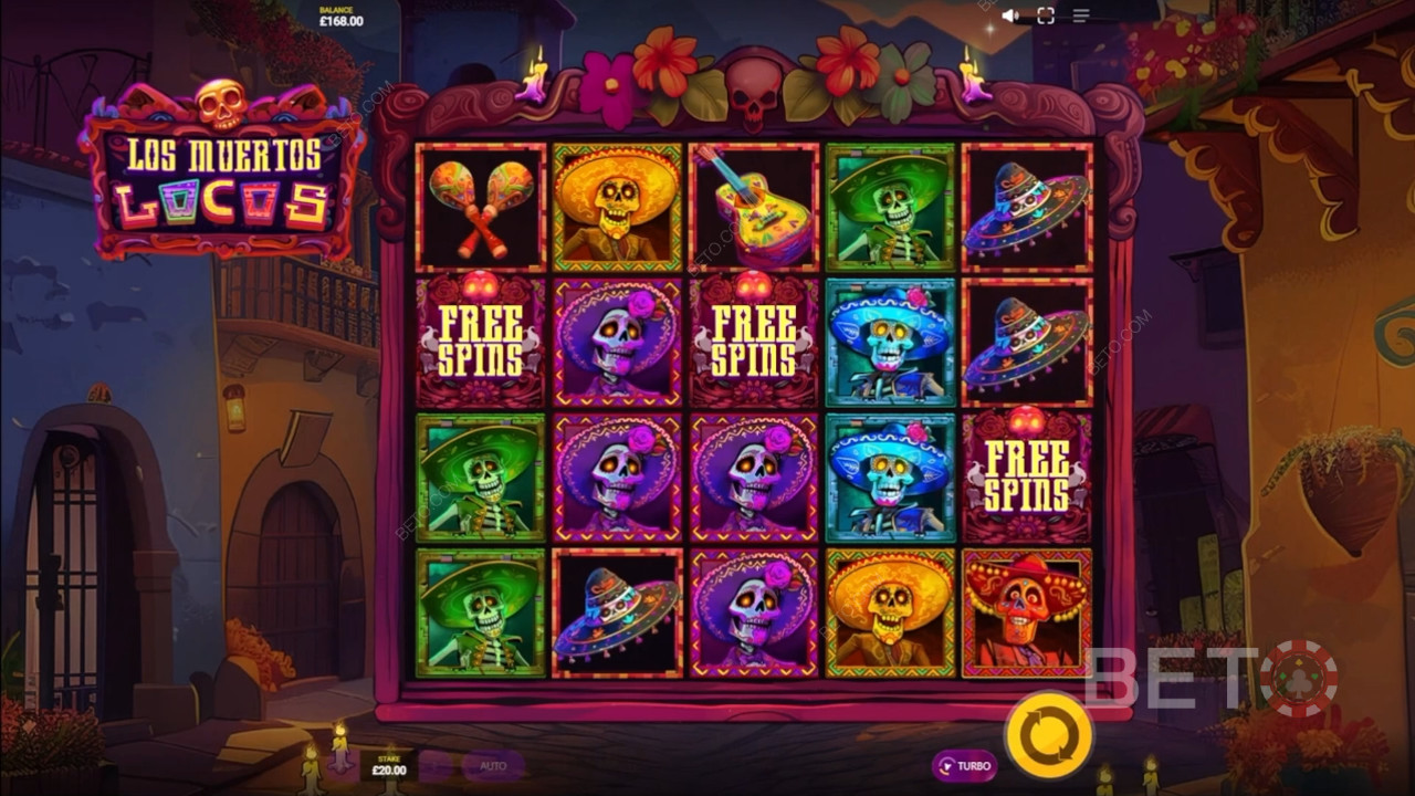 Los Muertos Locos Recenzie de la BETO Slots