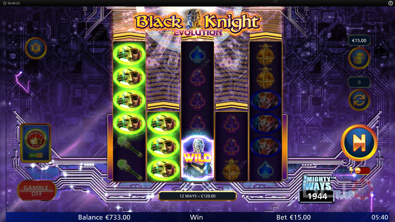 Black Knight Evolution Recenzie de la BETO Slots